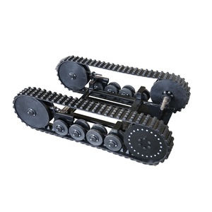 Automazione telecomandata elettrica per tutti i terreni piccoli sistemi di sottocarro in gomma piattaforma per escavatori - Product Image 1