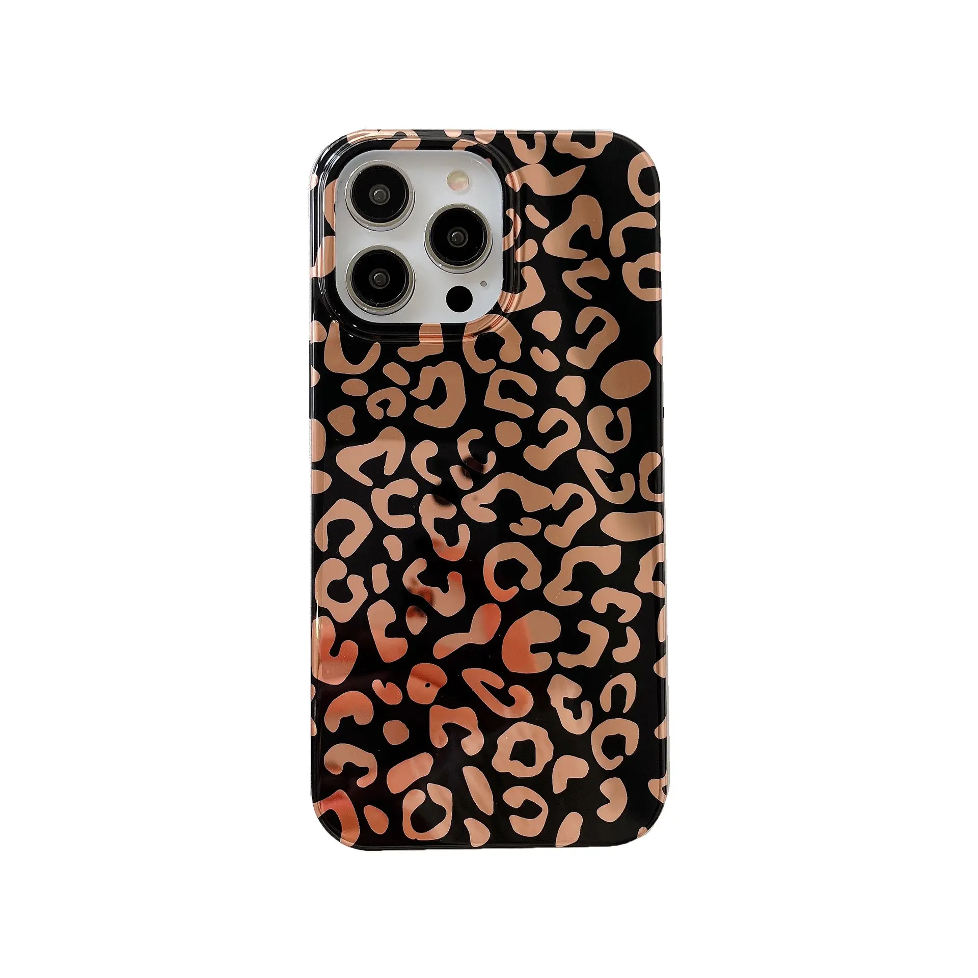 Custodia protettiva in Tpu Imd con stampa floreale leopardata personalizzata per Iphone 14 Pro Max Cover per cellulare per Iphone11 12 13 Pro Max