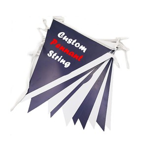 Heavy Duty Custom Beer Publicidad Signo Cadena Bandera Banderines Triángulo A todo color Bunting Banner - Product Image 1
