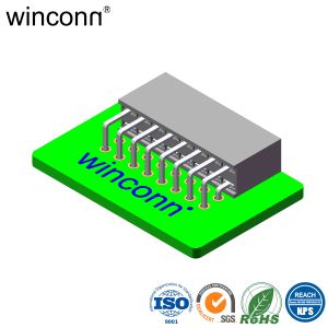 Jing 2.54mm 1x40pin Round Female Socket <strong>Pin</strong> <strong>Header</strong> <strong>s</strong> Right Angle DIP Dual Insulator Board Stacking Female <strong>Header</strong> - Product Image 3