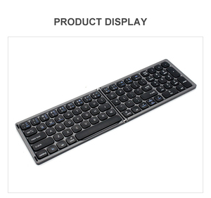 Klappbare drahtlose tastatur für computere tablet universal tragbar wiederaufladbare mini bluetooth klappbare drahtlose tastatur