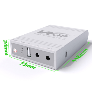 WGP Mini Ups para Wifi Router Dc Ups Salida 5V 9V 12V Router 10400mAh Batería de respaldo Tipo-C Entrada Mini Ups - Product Image 5