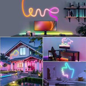 ไฟเชือกไนลอน RGB สายรัดอัจฉริยะพร้อม IC Magic พร้อม360 LED พิกเซล ° - Product Image 5