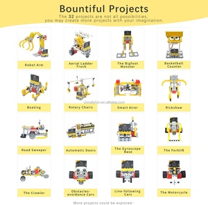 Stemedu 30 in 1 Wonder Student Building Bricks Coding Kit Micro:bit用のプログラム可能なSTEM教育学習キット - Product Image 4