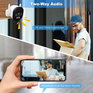 ขายส่ง HD 4 ช่องเครือข่าย WiFi เครื่องบันทึกวิดีโอกันน้ําเฝ้าระวังเว็บแคมสองทางเสียงกล้องไร้สายรุ่นกลางคืน - Product Image 4