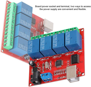 4-Channel 12V controllo Smart interruttore del modulo relè scheda di interfaccia del Computer relè Controller per kit di automazione elettronica - Product Image 3