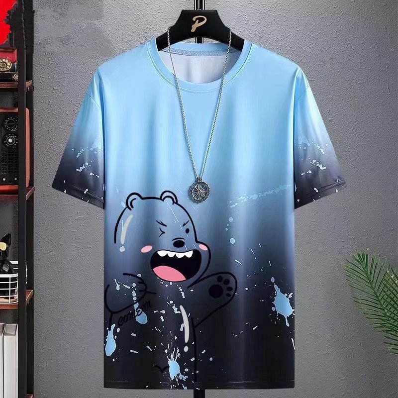 Oso degradado - Azul