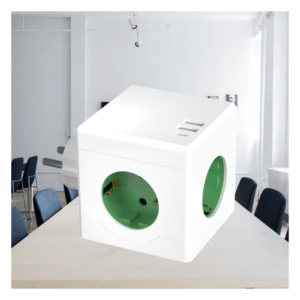 Nuevo enchufe multifuncional Eu Cube 3 SALIDAS con 2USB 1 TIPO C Venta caliente en Europa Corea del Sur
