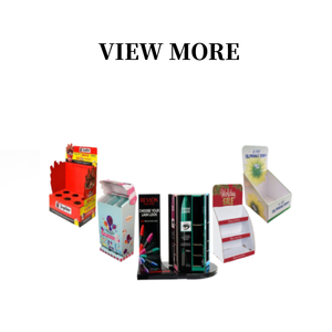 High Quality Cardboard Foldable Counter Display <strong>Stand</strong> with Hooks for Phone Accessories and Stationery OEM Customized - Product Image 6