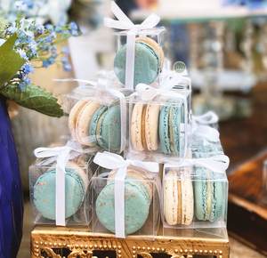 Tatlı plastik Macaron kutu ambalaj için PVC/PP/PET şeker plastik şeffaf ambalaj kutusu - Product Image 1