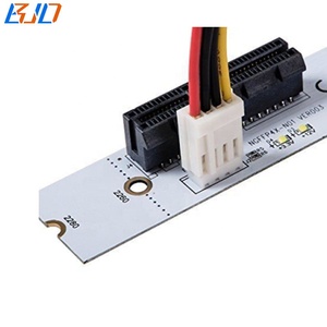 <strong>PCI</strong> Express <strong>PCI</strong>-E 4X Slot to NGFF M.2 M-Key NVME Interface Adapter Converter Card With SATA 15PIN Power Cable in Stock - Product Image 4
