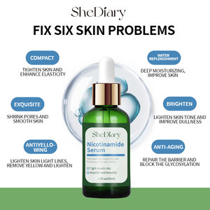 OEM organik Vegan OEM yüz özü çıkarma lekeleri parlatıcı nemlendirici küçülen gözenekler sıkılaştırıcı beyazlatma Nicotinamide Serum - Product Image 6