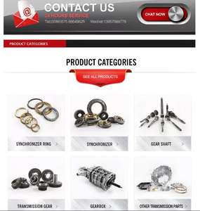 Sinkronisasi Suku Cadang Kuningan atau Baja Kustom untuk 8-94161-860-0/9-33262-626-0 - Product Image 5