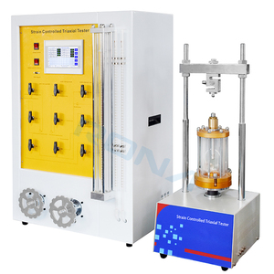 ASTM gerilme kontrollü toprak üç eksenli basın test aparatı için laboratuvar test - Product Image 2