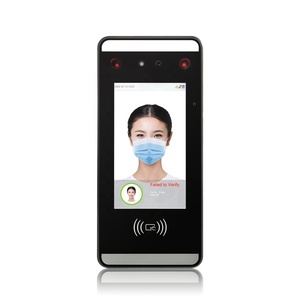 Controllo di accesso di riconoscimento facciale e sistema biometrico di partecipazione di tempo con il rilevamento della temperatura WIFI - Product Image 3