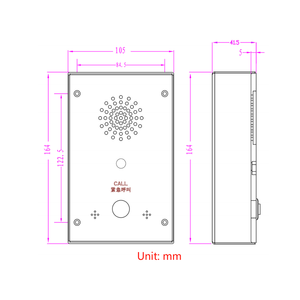 Sistema di telefonia per porte IP con Hotline di parcheggio Villa appartamento citofono e sistemi di citofono di trasmissione di aiuto SOS Emerncy - Product Image 6