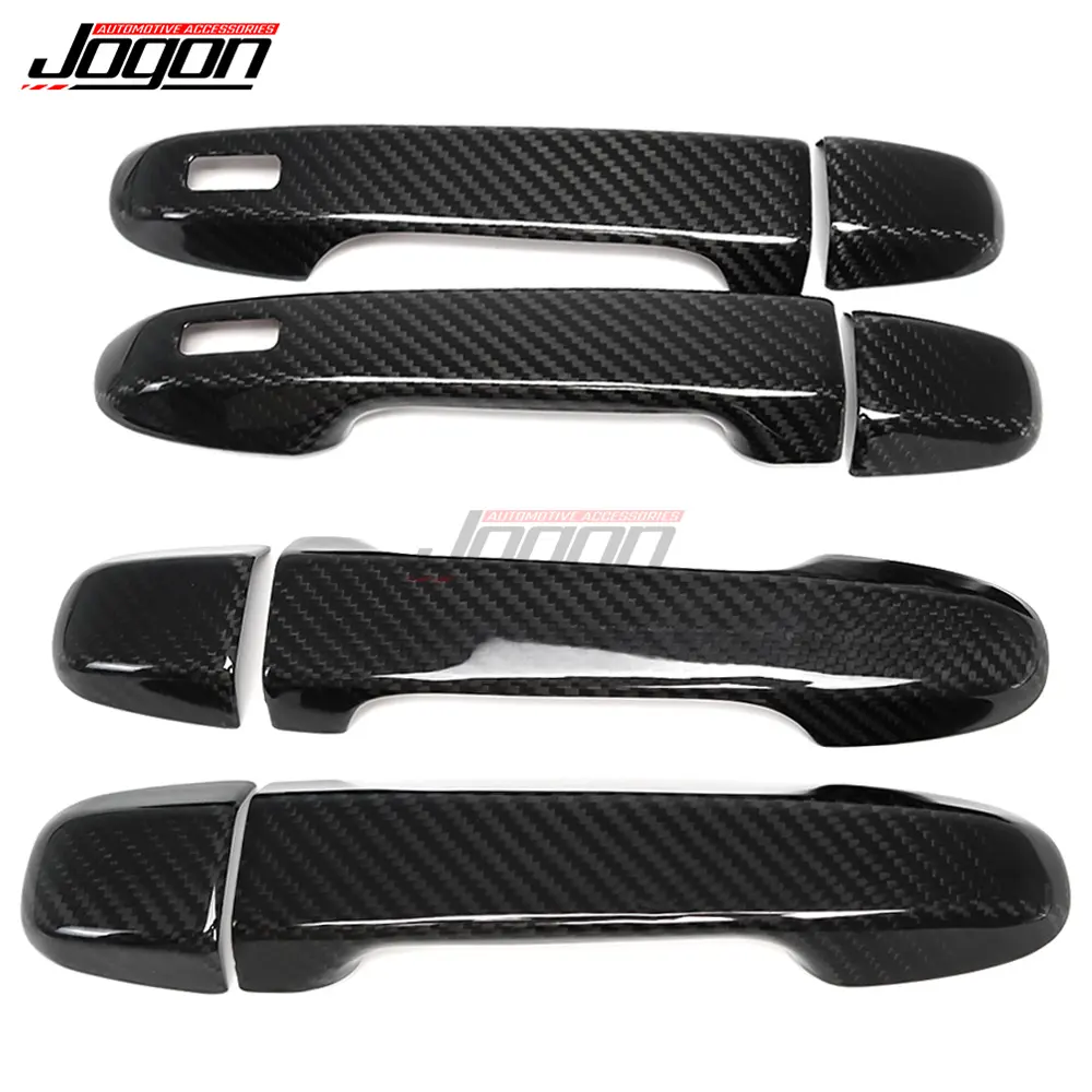 Para Subaru WRX S4 STI VB 2022 2023 cubierta de manija de puerta de coche embellecedor Exterior accesorios de coche pegatina de fibra de carbono seca