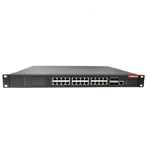 24ポート1000Mイーサネット、2ポート10GE光、2ポートGE光L2ネットワークアクセスネットワークスイッチキャンパスネットワークまたはエンタープライズ用 - Product Image 2