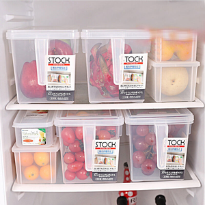 食品级透明塑料保鲜盒，带盖储存容器，适用于冰箱 - Product Image 3