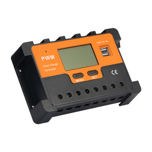 FT Controller di carica solare PWM ad alta efficienza 10A 20A con Display LCD per sistema Off-Grid