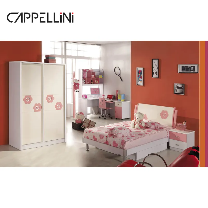 Conjunto de muebles de dormitorio para niños y bebés, bonito y moderno, de madera, personalizado