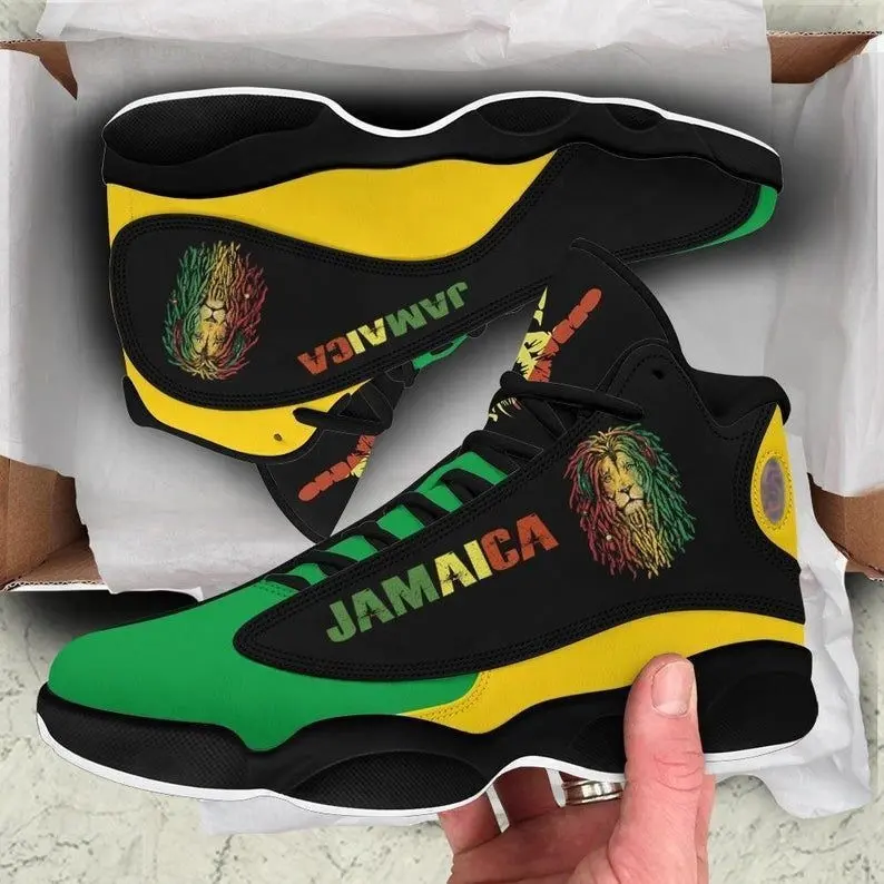 새로운 제품 사용자 정의 피트니스 워킹 신발 남자 사용자 정의 자메이카 국가 플래그 농구 신발 공장 가격