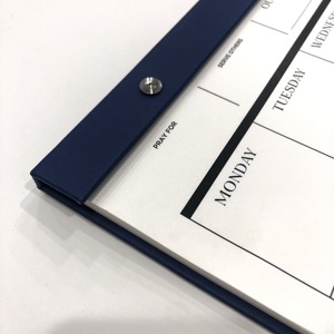 Papel de promoción personalizado A4 de alta calidad, notas postales, planificador semanal mensual, Cubo de notas de recarga, calendario en blanco, Bloc de notas - Product Image 3