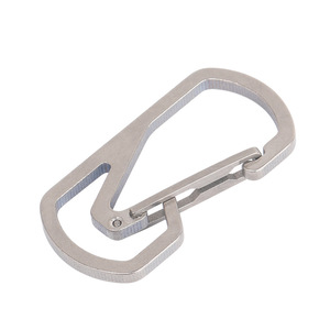 Açık kamp aracı taktik titanyum karabina anahtarlık klip minimalist anahtarlık anahtar klip Edc hızlı bırakma kanca