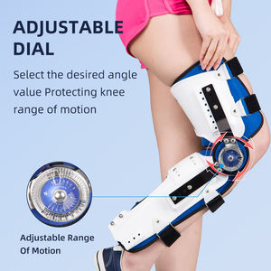 Genouillère personnalisée Oem Genouillère réglable Stabilisateur de genouillère à charnière de fracture pour adultes Soulagement de la douleur au genou - Product Image 2