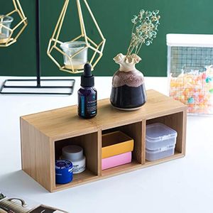 Zanaat pazarları için düşük MOQ temiz ve organize dayanıklı bambu kalem tutucular