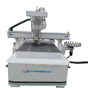 เครื่องตัด YN1325ไม้ด้วยมอเตอร์เซอร์โวเครื่องมือเปลี่ยน9KW ความเร็วสูงเครื่องแกะสลักแบบอัตโนมัติ ATC สำหรับงานไม้ CNC - Product Image 4