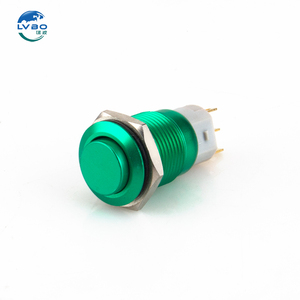 LVBO Recommend 16/19/22mm Custom Metal Push Button <strong>Switch</strong> 22mm Latch Light <strong>Switch</strong> Momentary Latching Metal Push Button <strong>Switch</strong>