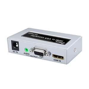 DTECH Mini HD 1080p Audio-und Videosignal Übertragung HDMI zu VGA Konverter HDMI zu VGA Adapter mit Audio ausgang