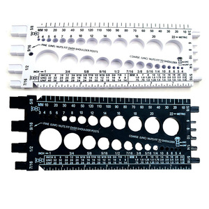 Vít Nut và Bolt chủ đề đo lường Imperial Metric công cụ nhựa đo Cai Trị Kích thước Checker - Product Image 5