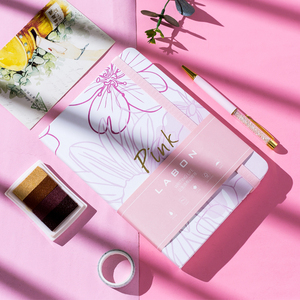 LABON पर्यावरण के अनुकूल पत्रिकाओं कस्टम मुद्रित बिक्री गुलाबी नोटबुक योजनाकार चमड़े डायरी हार्डकवर - Product Image 5