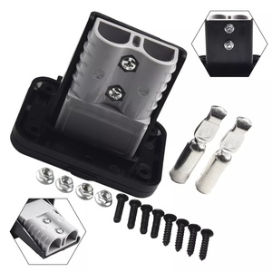 Mounting Bracket Panel Plug 12-24V 50Amp Flush Mount for <strong>Anderson</strong> SB50 Series Connectors with Dust Cover 600V <strong>Anderson</strong> Connector - Product Image 4