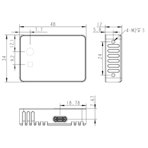 Sensor Lidar de estado sólido 3D para interiores, Robot de navegación, evitación de obstáculos, monitoreo de seguridad, medición de volumen, etc. - Product Image 2