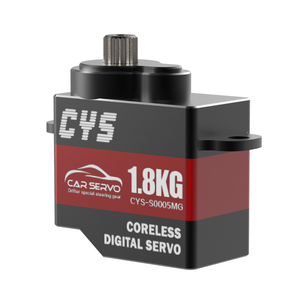 CYS-S0005-03 dijital GPS RC Servo 10g çekirdeksiz 1.5g/2kg tork Mini süper hafif 4mm Metal dişli aksesuar RC tekneler için - Product Image 4