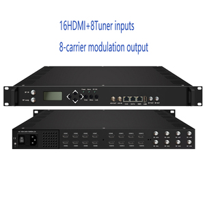 16CH/24CH con entradas de sintonizador HDMI y, modulador de codificador HDMI de 24 canales, modulador de entrada múltiple DVB-T/DVB-C