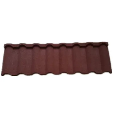 price stone coated metal roof tile colorful stone coated steel roofing tiles