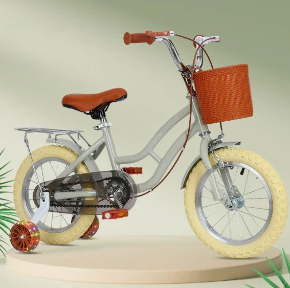 Mica gray sparkling auxiliary wheels with bell and pump
