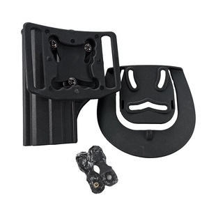 गुप्त ले जाने के लिए सुरक्षा के लिए सामरिक प्लास्टिक गन होल्स्टर त्वरित-पुल पैर कमर - Product Image 3