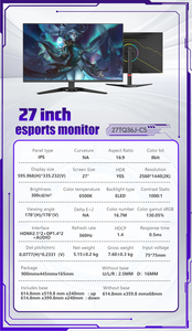 ハードコアゲーマー用27インチ360HZ高速IPSモニター没入型ゲーム用コンピュータディスプレイ画面LCDモニター - Product Image 6