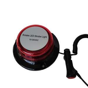 回転LEDストロボライトDC10-30V電源LED警告灯磁気ベース付き緊急天井ランプストロボビーコン12PCSLED - Product Image 4