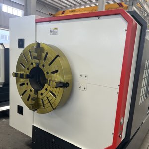 ANDUUK Único 15 Horizontal Fornecido Máquina De Torno 1100 W 3000QK1327 Duplo Chuck <span class=keywords><strong>CNC</strong></span> Tubo Rosqueamento Máquina De Torno