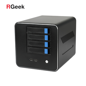 RGeek Mini ITX Motherboard DC 12V PC NAS <strong>Computer</strong> 4 Bay 3.5&quot;HDD J1900 USB3.0*2 USB2.0*2 Server <strong>Cloud</strong> - Product Image 1