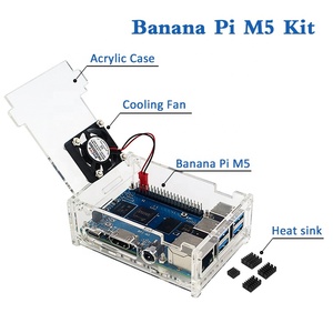 Banana PI M5 Kit Quad-Core-Cortex-A55 prozessor Amlogic S905X3 4GB LPDDR4 & 16GB eMMC Gigabit Optionales Gehäuse BPI-M5 - Product Image 2