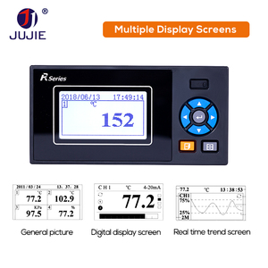 4 Multi-channel Recorder USB Export Report Temperature and Pressure <strong>Monitoring</strong> <strong>RS485</strong> signal Data Logger - Product Image 4