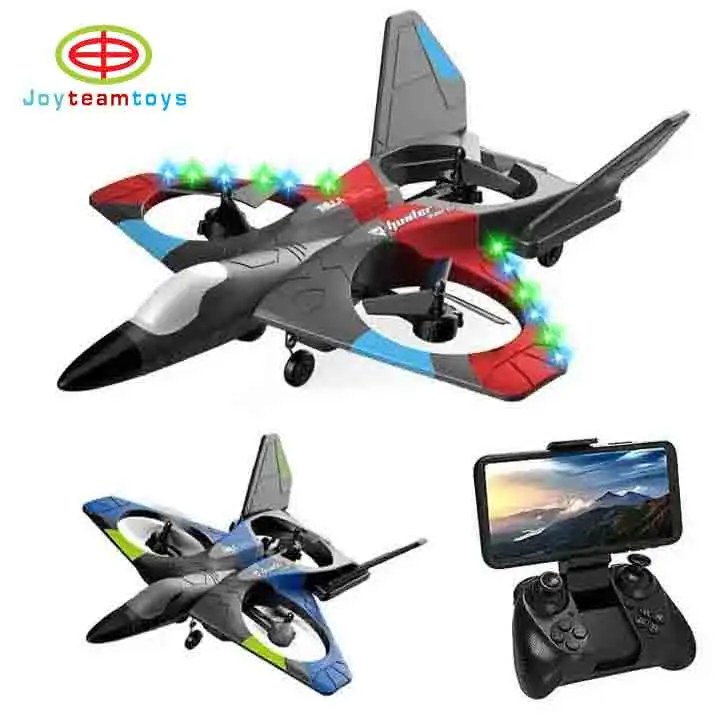 V27 helicopter Gravity Sensor RC Glider Remote Control LED Light Epp Foam Model Airplanes Aerial Drone with 4K Camera