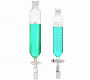 Cam Stopcock ile Tiandi Lab 1000ml cam ek huni - Product Image 5